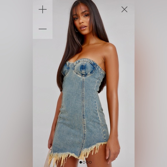 Denim dress, size XS, new w/ tags - Picture 4 of 4